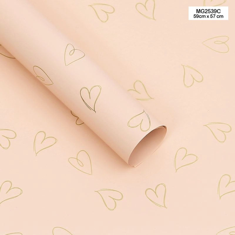 Wrapping Paper Plastic Sheet (MG2539C) – 20Sheets