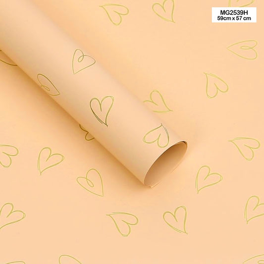 Wrapping Paper Plastic Sheet (MG2539H) – 20Sheets