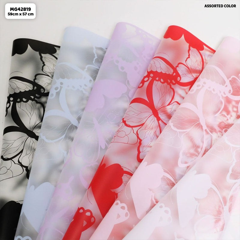 Wrapping Paper Plastic Sheet (MG42819) – 20Sheets