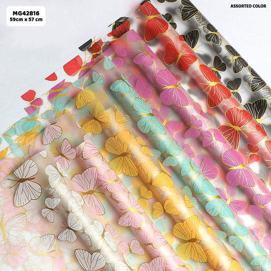 Wrapping Paper Plastic Sheet (MG42816) – 20Sheets