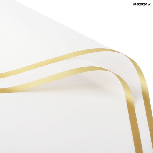 Wrapping Paper Plastic Sheet (MG2520W) – 20Sheets