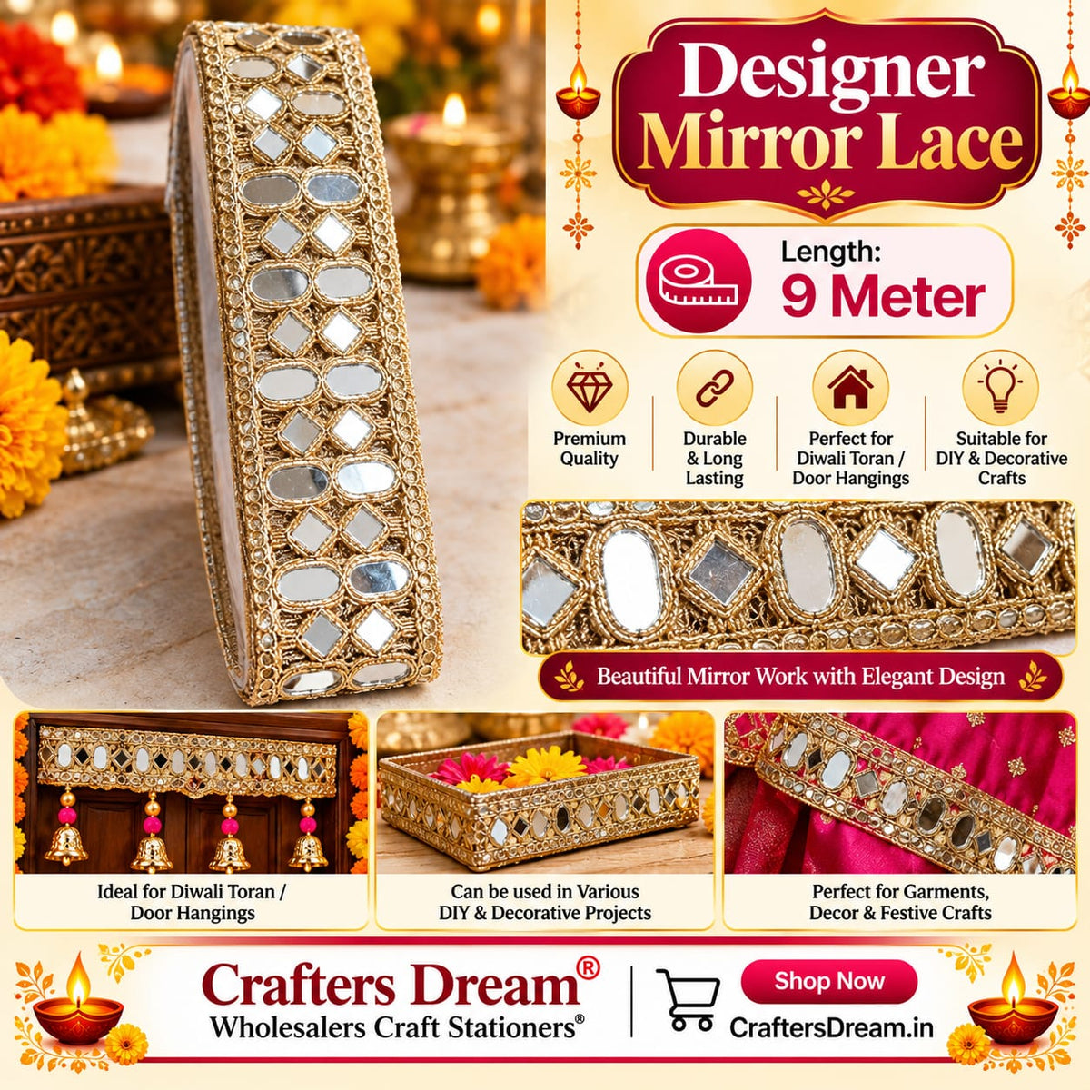 Designer Lace (No110) - 9metre