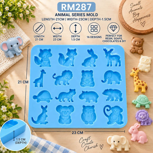 Animal Silicon Mould (RM287) - 1pc