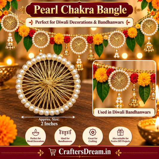 Pearl Chakra Bangle 2inch - 10pc