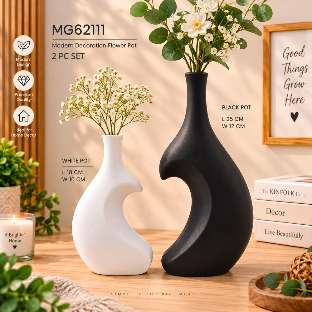 Decoration Flower Pot (MG62111) - 2pcs