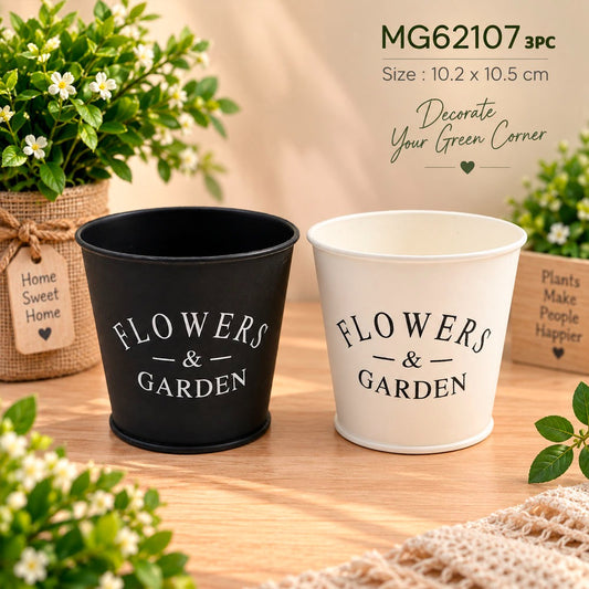 Decoration Flower Pot without Filler (MG62107) - 1pc