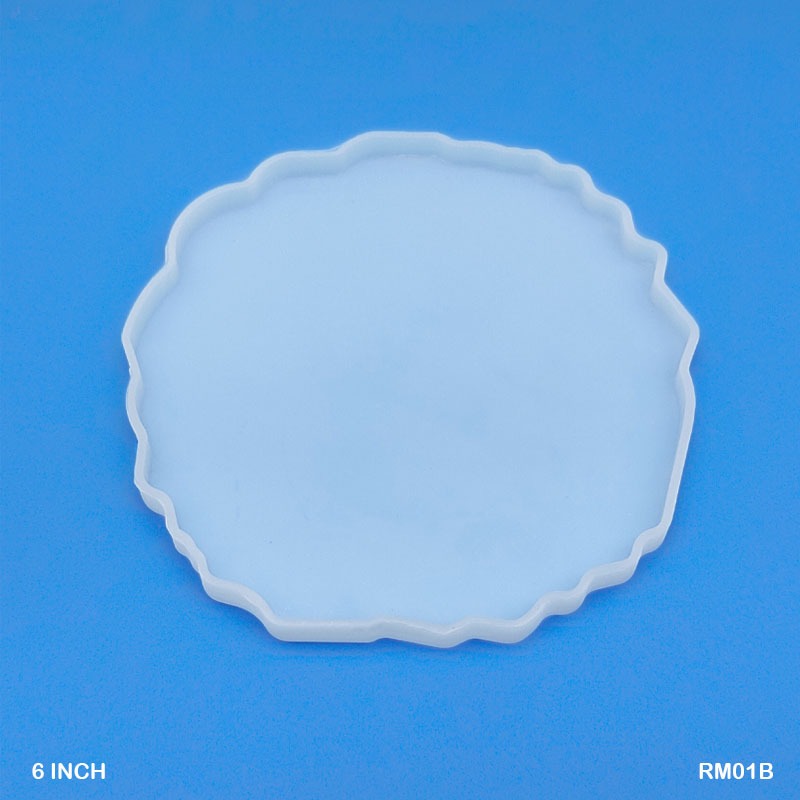 Round Agate Coaster Mould 6inch (RM01B)
