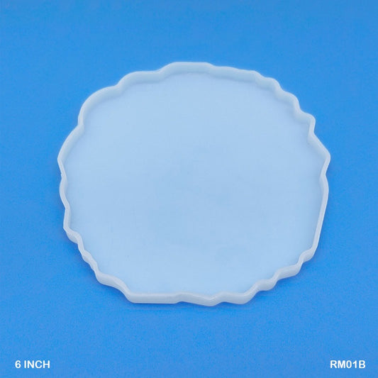Round Agate Coaster Mould 6inch (RM01B)