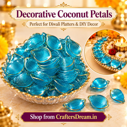 Blue Coconut Leaf Petals