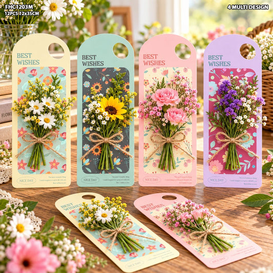 Flower Holder Card Multi (FHC1203M) - 12pc