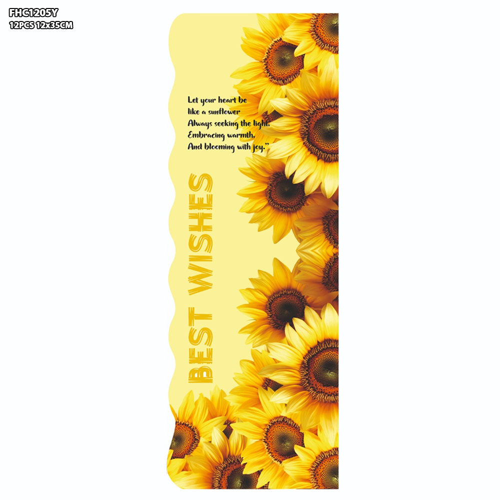 Flower Holder Card Yellow (FHC1205Y) - 12pc