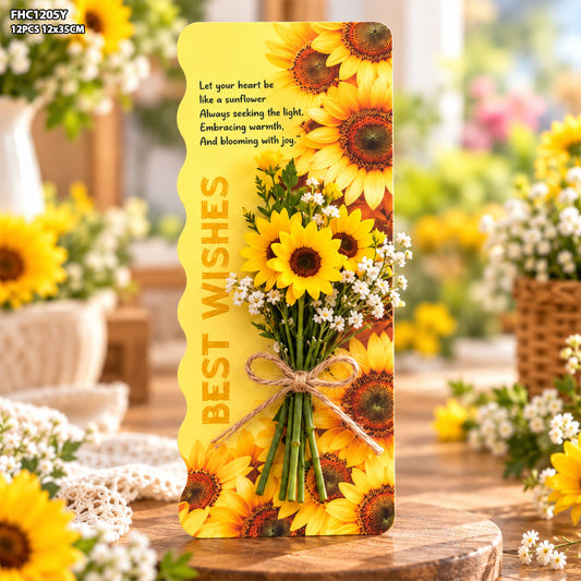 Flower Holder Card Yellow (FHC1205Y) - 12pc