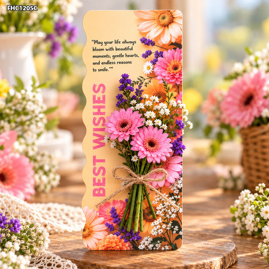 Flower Holder Card Cream (FHC1205C) - 12pc