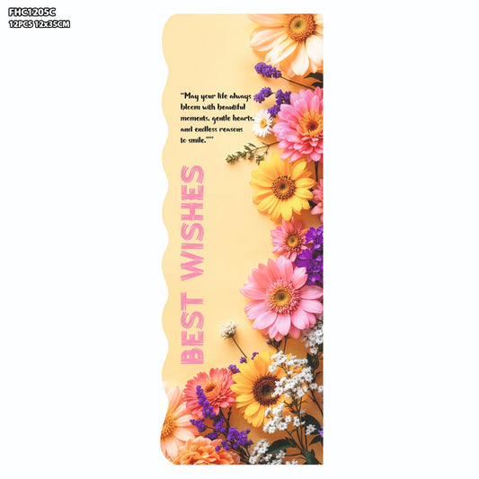 Flower Holder Card Cream (FHC1205C) - 12pc