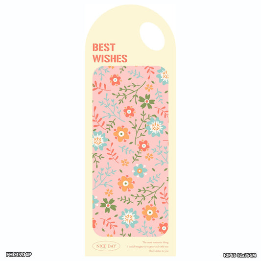 Flower Holder Card Pink (FHC1204P) - 12pc