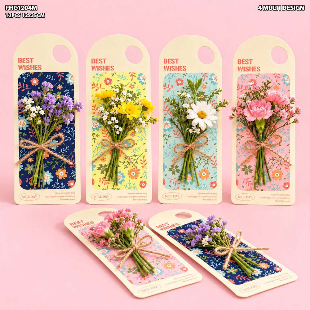 Flower Holder Card Multi (FHC1204M) - 12pc