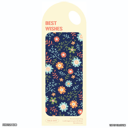 Flower Holder Card Blue (FHC1204DB) - 12pc