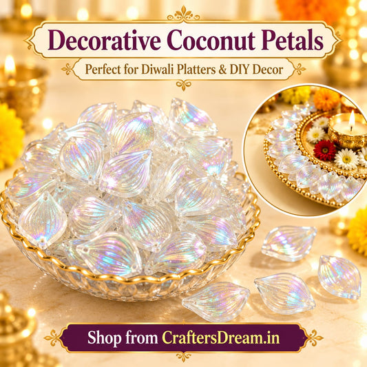 Crystal Rainbow Coconut Leaf Petals