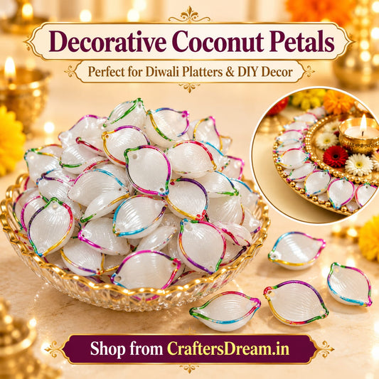 Milky White Coconut Leaf Petals