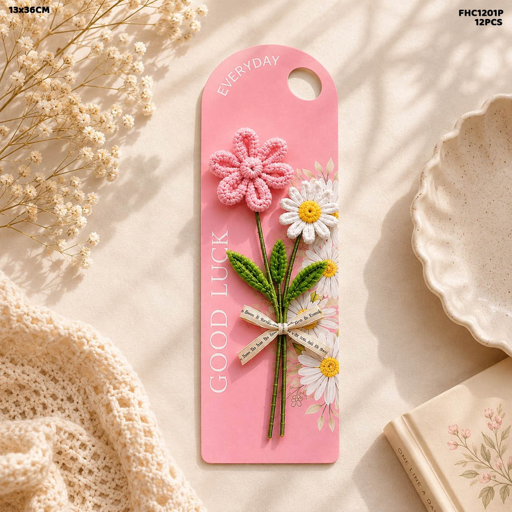 Flower Holder Card Pink (FHC1201P) - 12pc