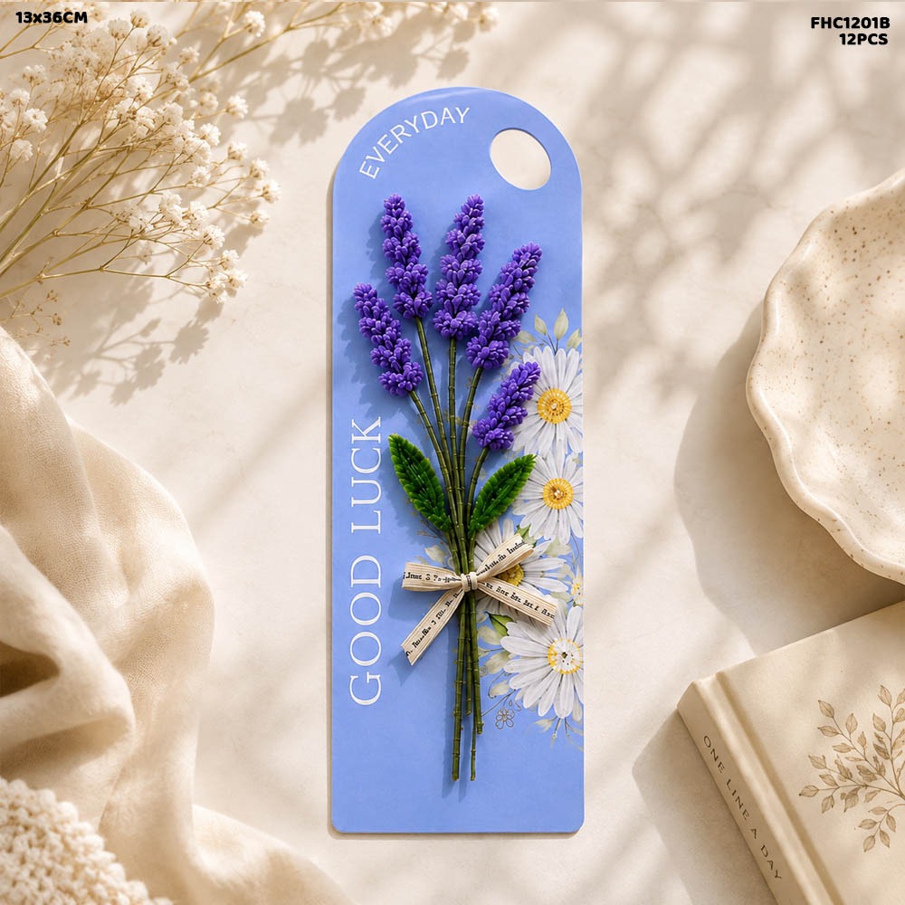 Flower Holder Card Blue (FHC1201B) - 12pc