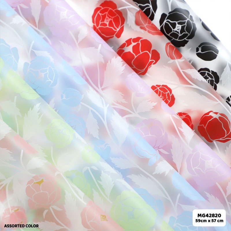 Wrapping Paper Plastic Sheet (MG42820) – 20Sheets