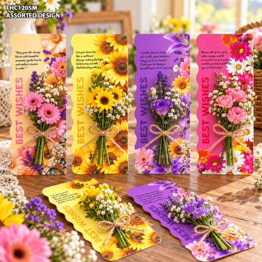 Flower Holder Card Multi (FHC1205M) - 12pc