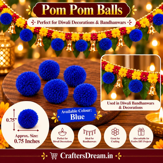 Pom Pom (0.75inch) - 50pc