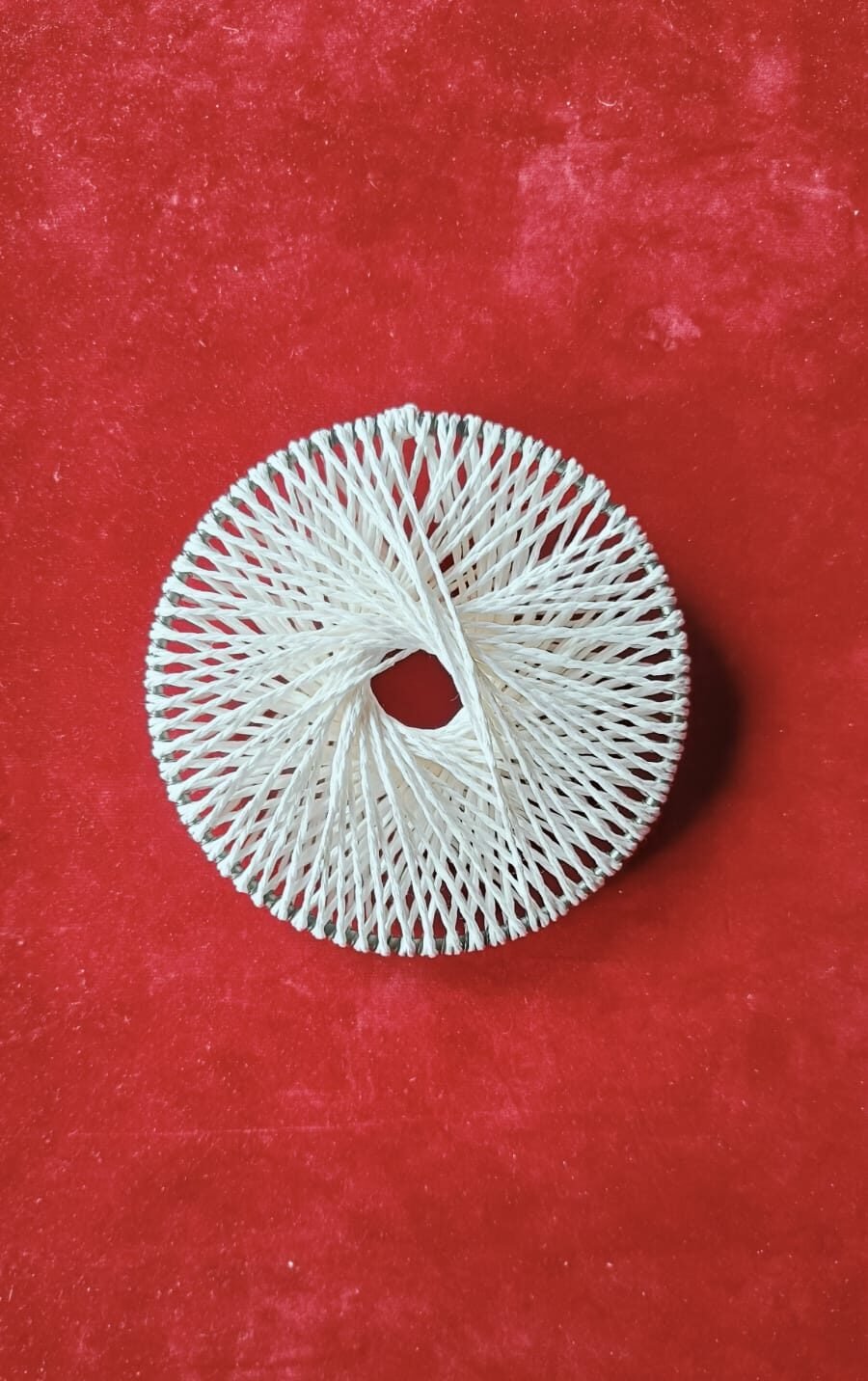 Handmade Thread Wall Hanging Ring 4inch – 1pc