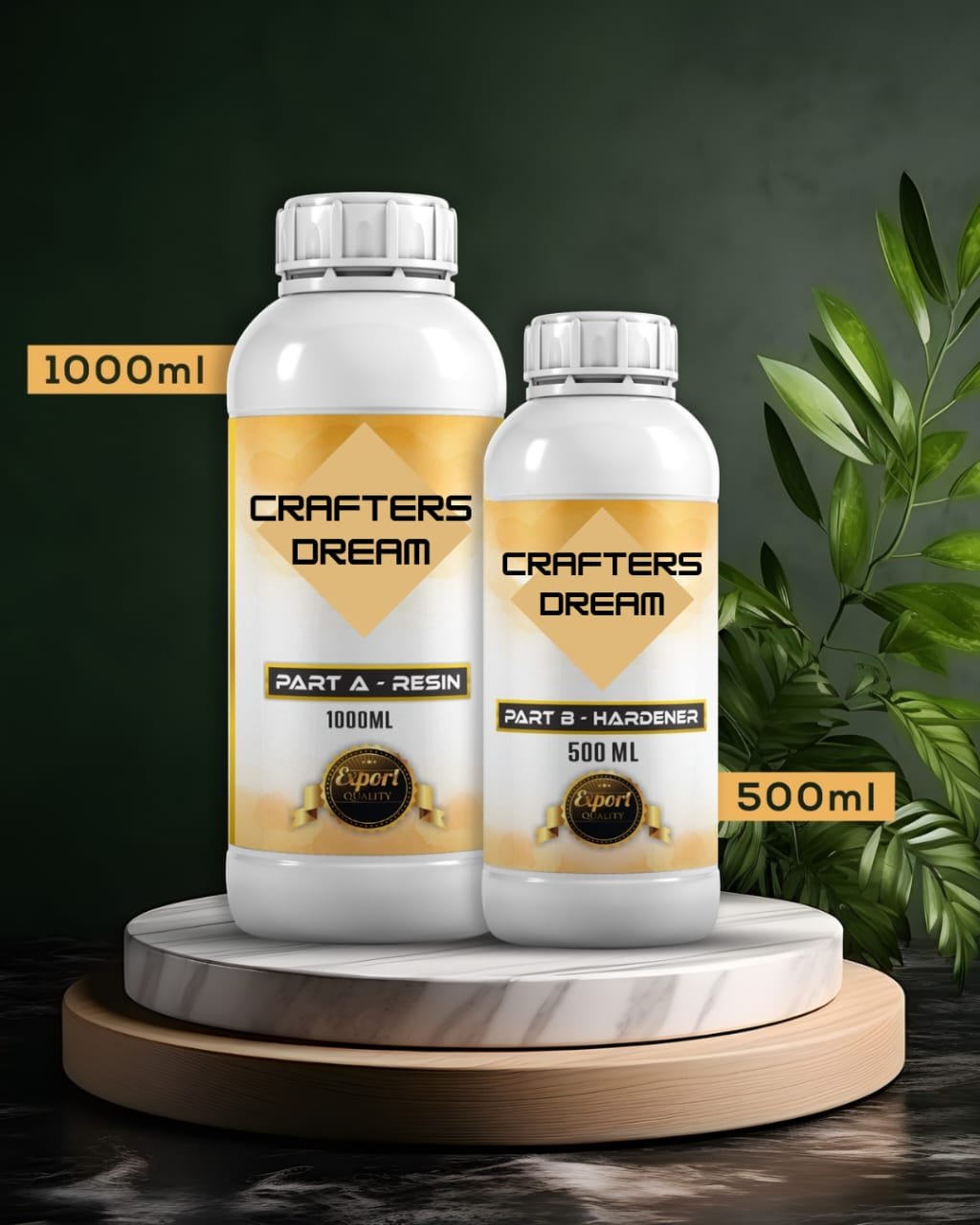 ULTRA CLEAR RESIN HARDENER EPOXY RESIN (2:1) – 1.5kg (Free Shipping)