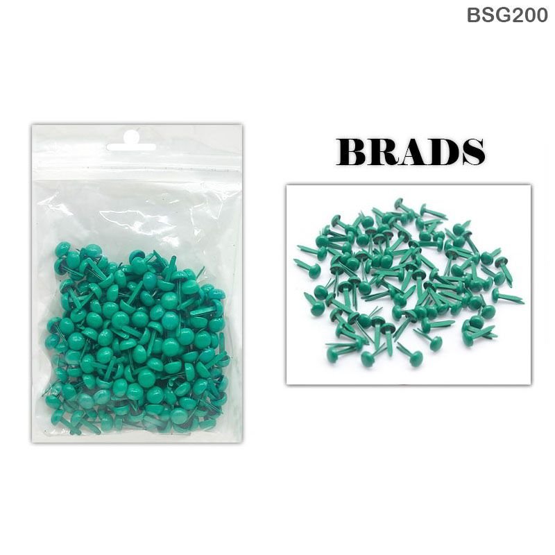 Brads (Sea Green) - 10pc