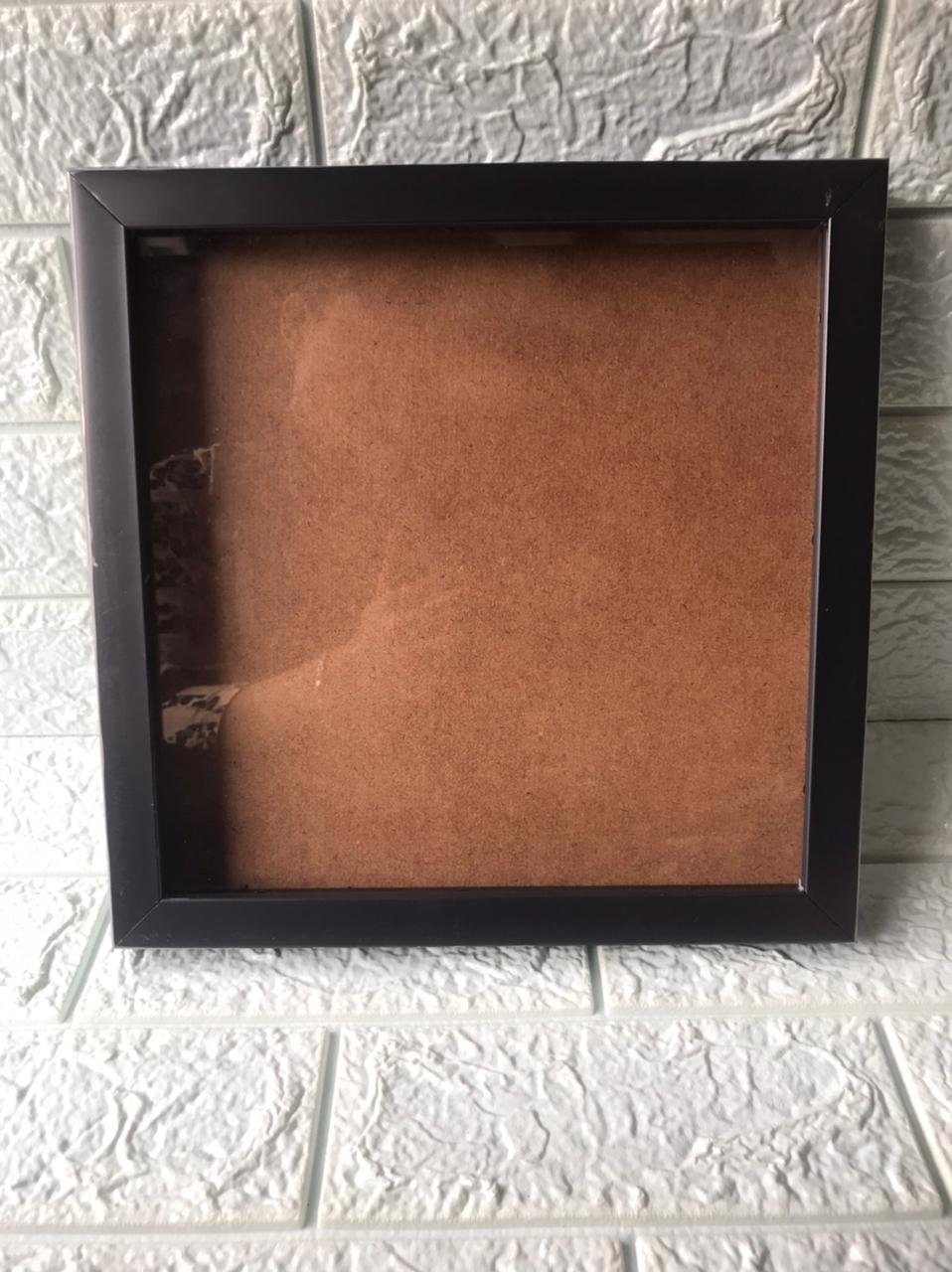 Shadow Glass Frame – 10*10 inch (Black)