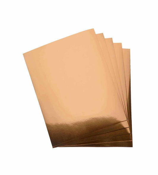 A3 Rose Gold Mirror Cardstock- 250 GSM