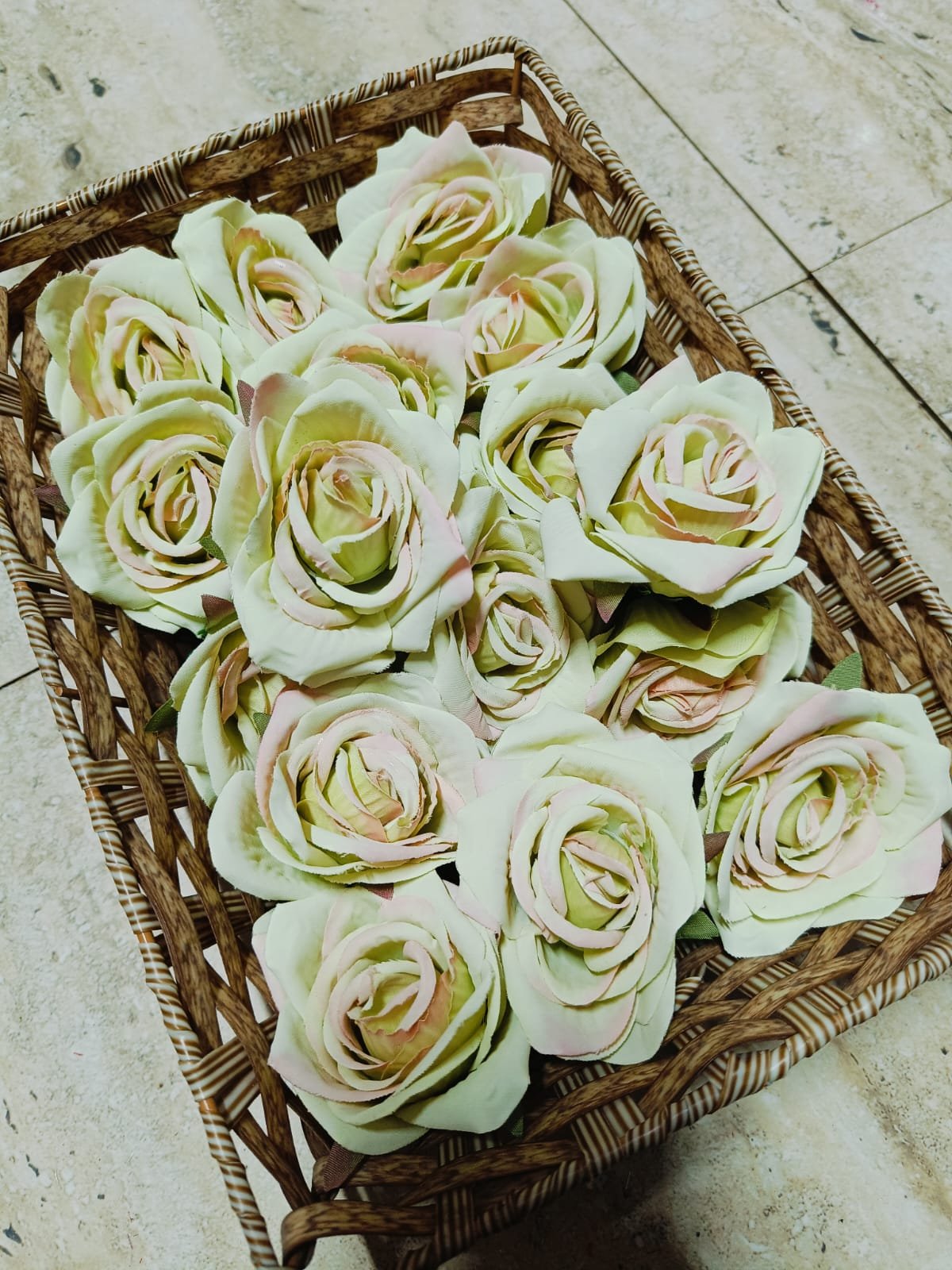 Artificial Rose Flower 2inch - 5pc