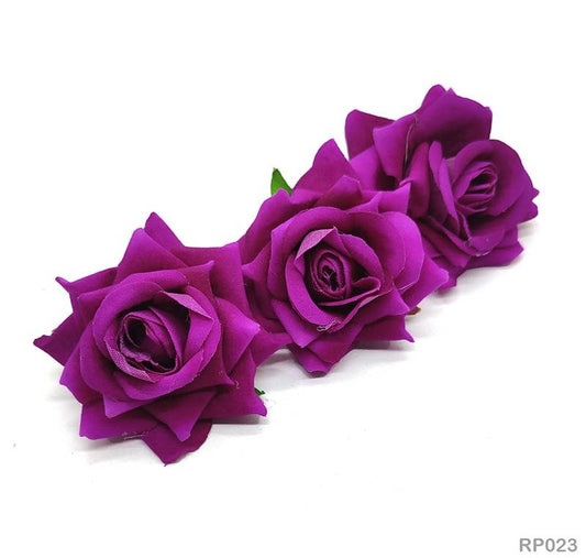 Dark Purple Velvet Rose (RP023) - 10pc