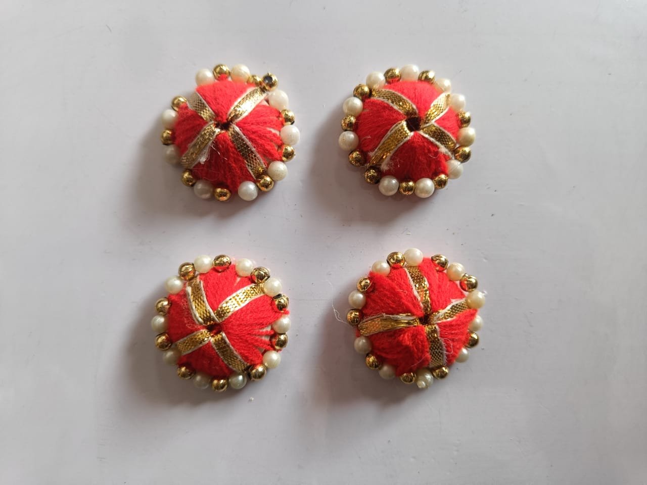 Moti Cap Red - 10pcs