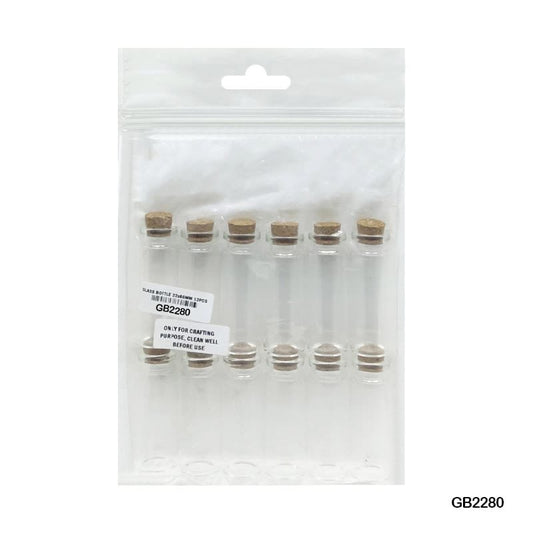 Message Glass Bottle (22*80mm) - 12pcs
