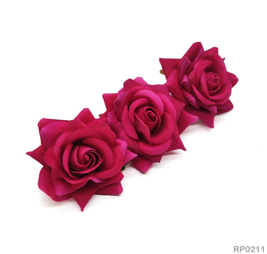 Dark Pink Velvet Rose (RP0211) - 10pc