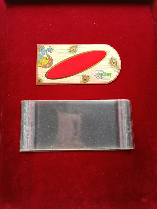 Rakhi Packaging Card Pack Of 1 Card