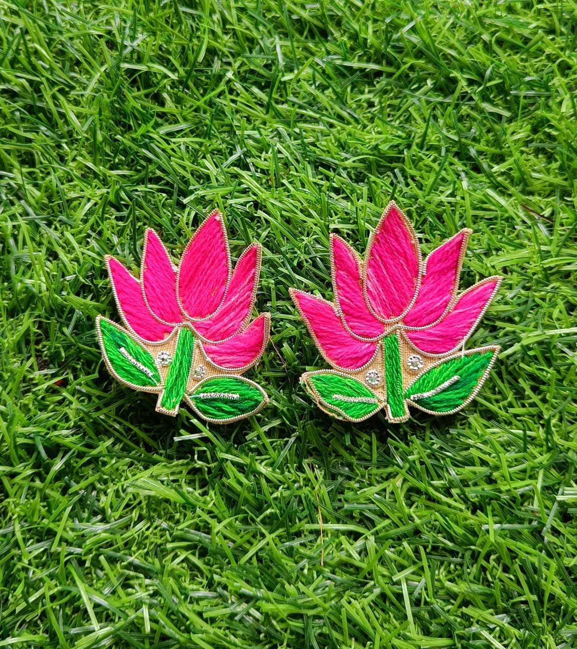 Lotus Buti Patches (2.25inch) - 5pc