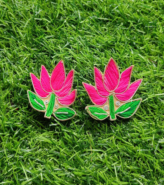 Lotus Buti Patches (2.25inch) - 5pc