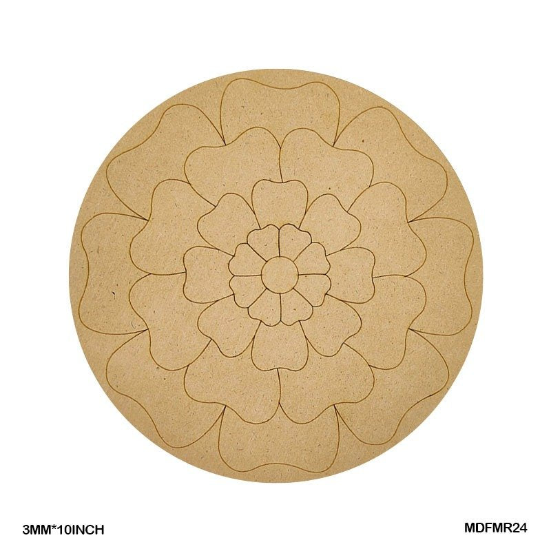 MDF Cutout Mandala Engrave (MDFMR24) – 10inch