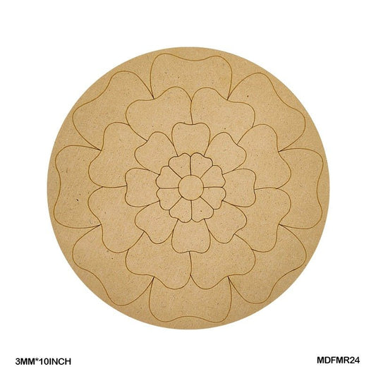 MDF Cutout Mandala Engrave (MDFMR24) – 10inch