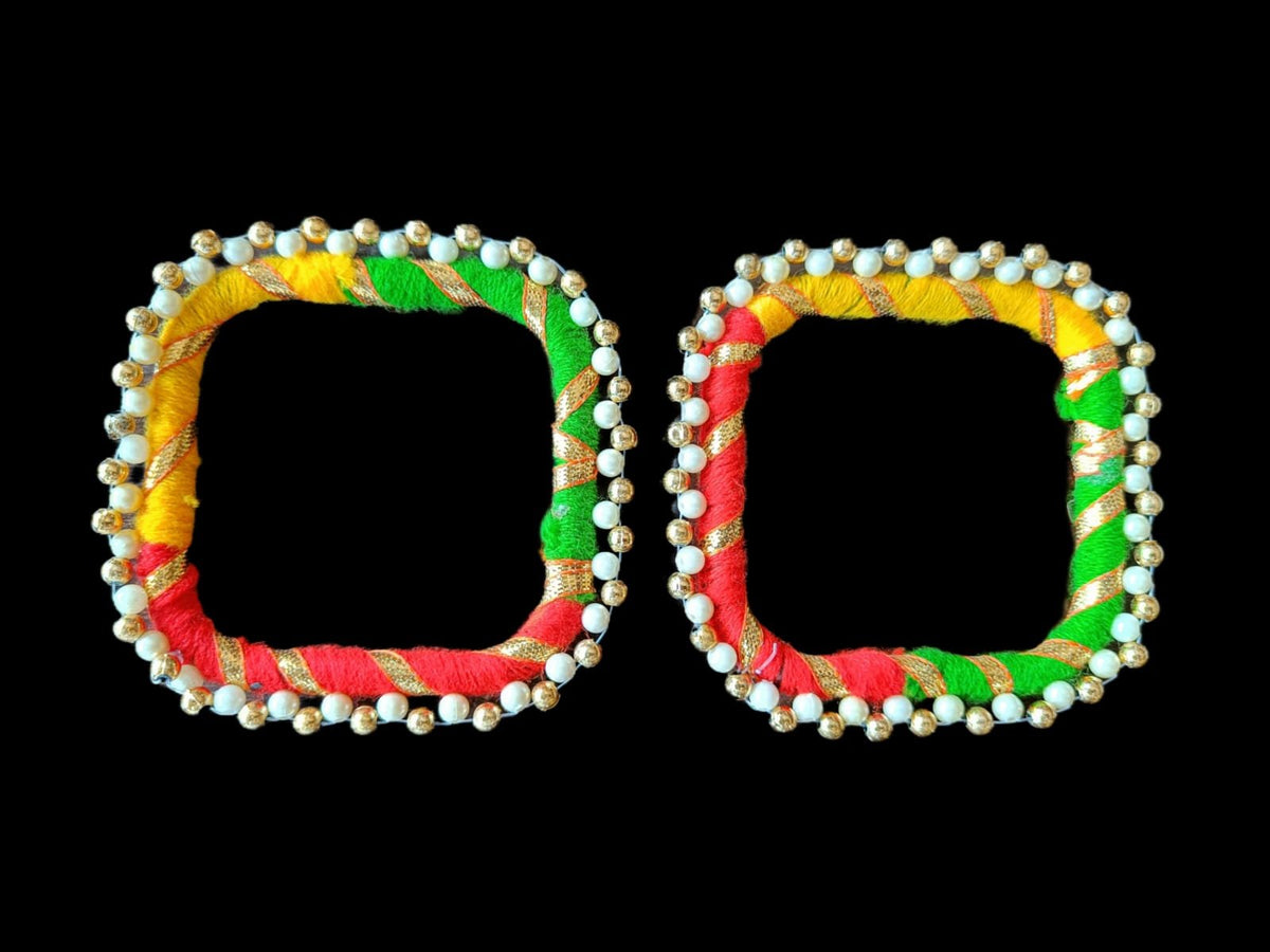 Multi Moti Bangles (3inch) - 10pcs