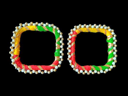 Multi Moti Bangles (3inch) - 10pcs