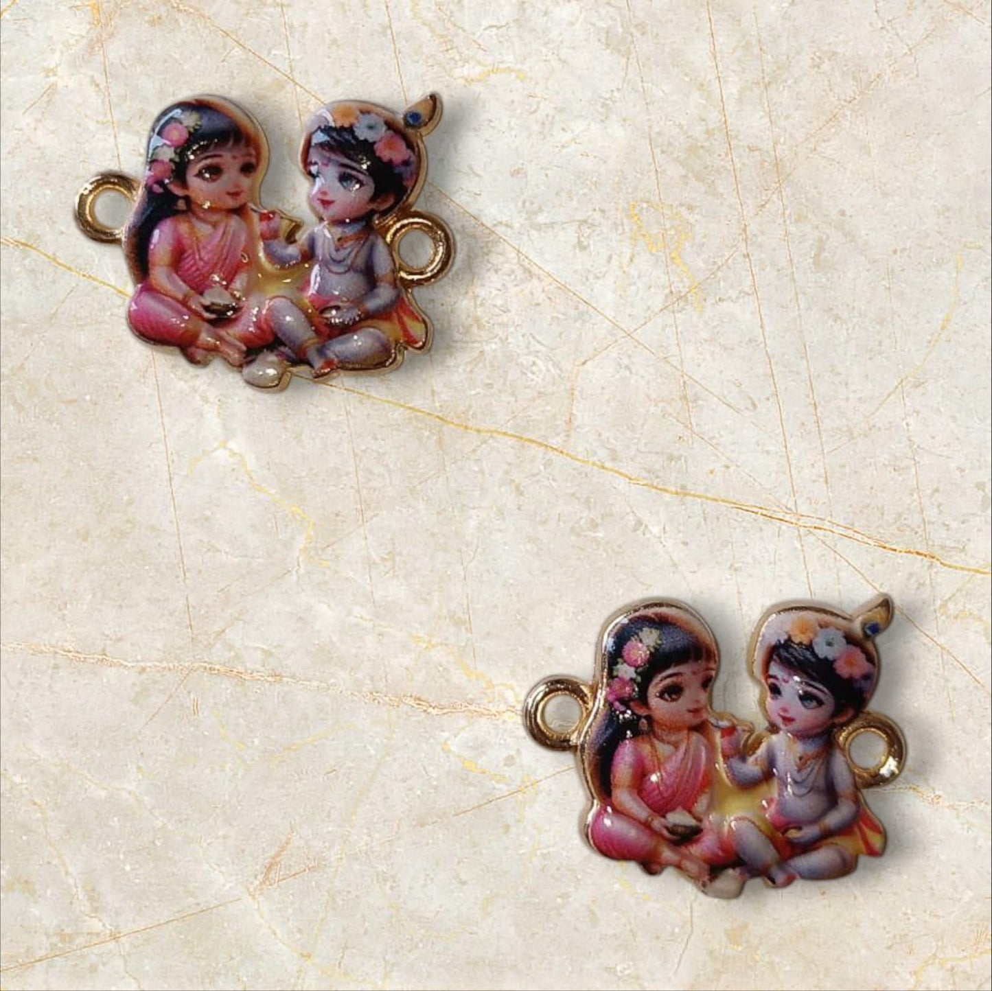 Little Radha Krishna 3D Rakhi Charms - 1pc