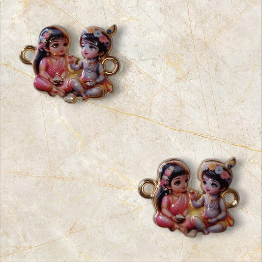 Little Radha Krishna 3D Rakhi Charms - 1pc