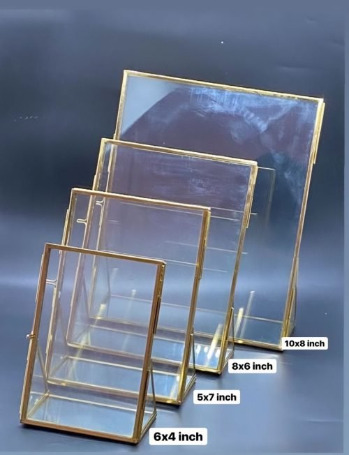 Vintage Glass Frame With Stand – 6 x 4 inch
