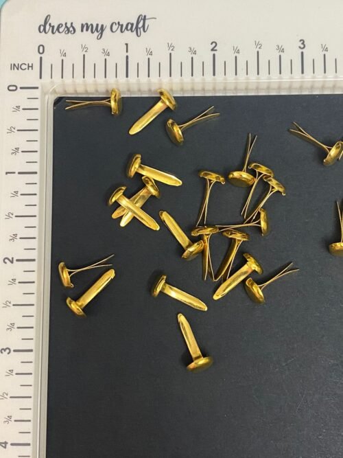 Brads (Golden) - 10pc
