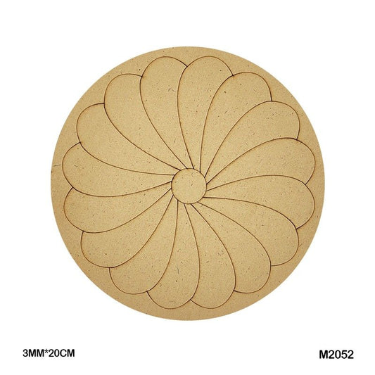 MDF Cutout Mandala Engrave (M2052) – 20CM